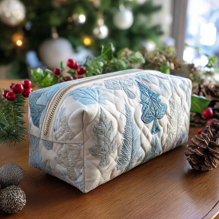 Trousse de maquillage matelassée avec ambiance de Noël NCU0PT9187