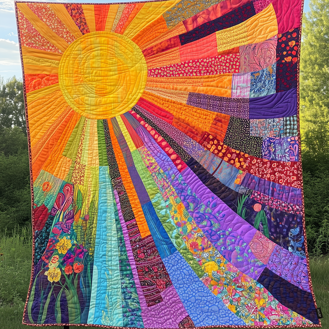 Couverture matelassée – Soleil radieux NCU0VL673