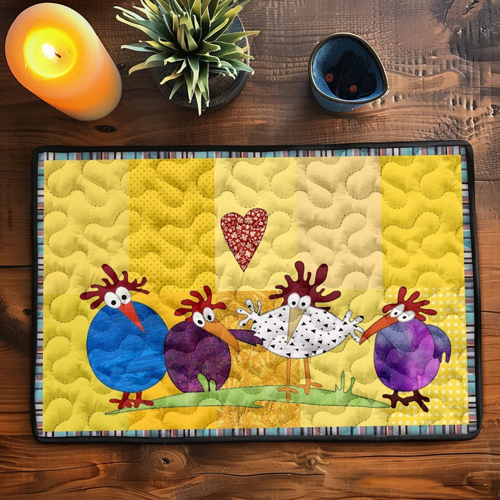 Sets de table matelassés – Poulet NCU0LL009
