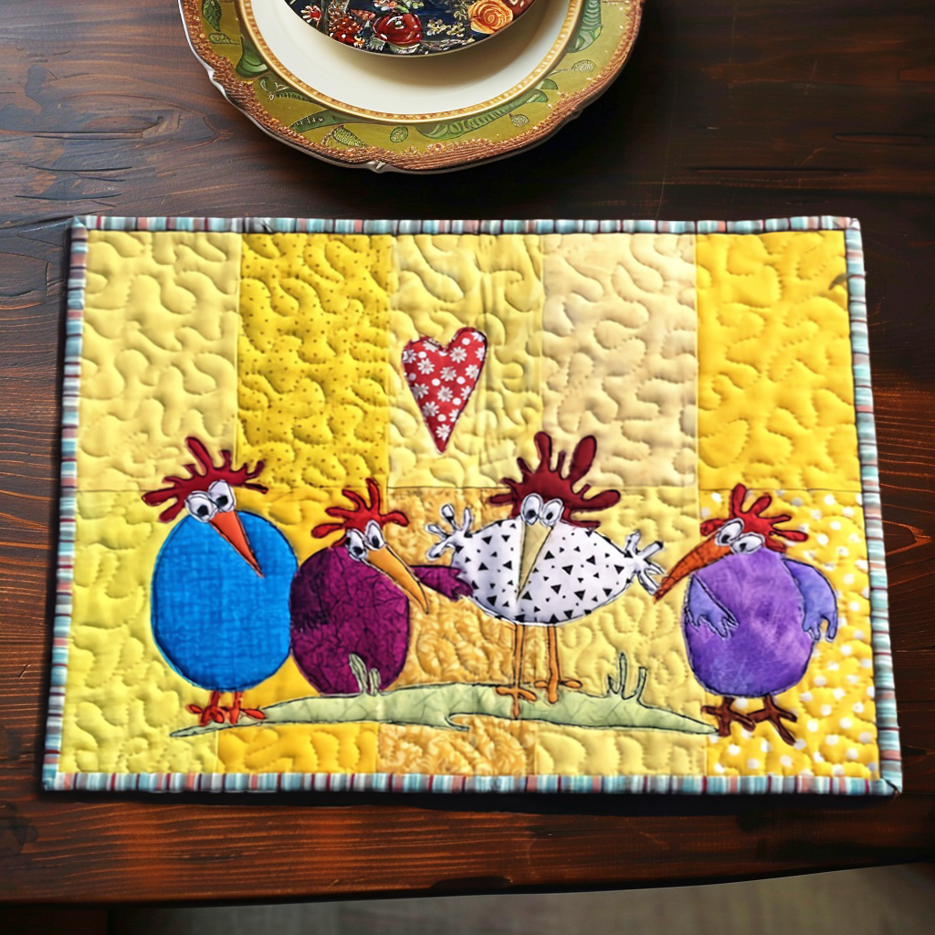 Sets de table matelassés – avec poulet NCU0VT02