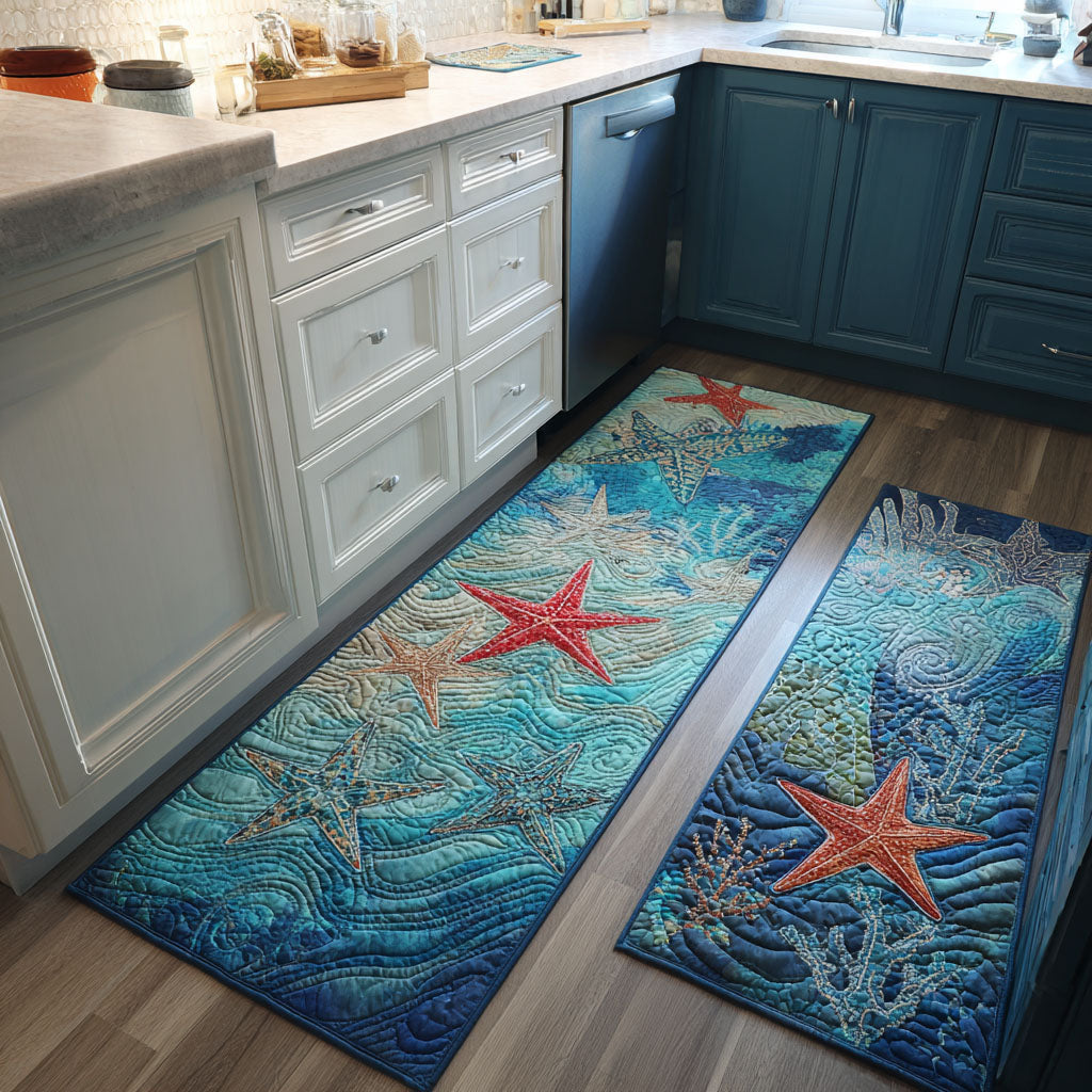 Tapis de cuisine antidérapant – Tapis de cuisine Chemin côtier NCU0DK11815