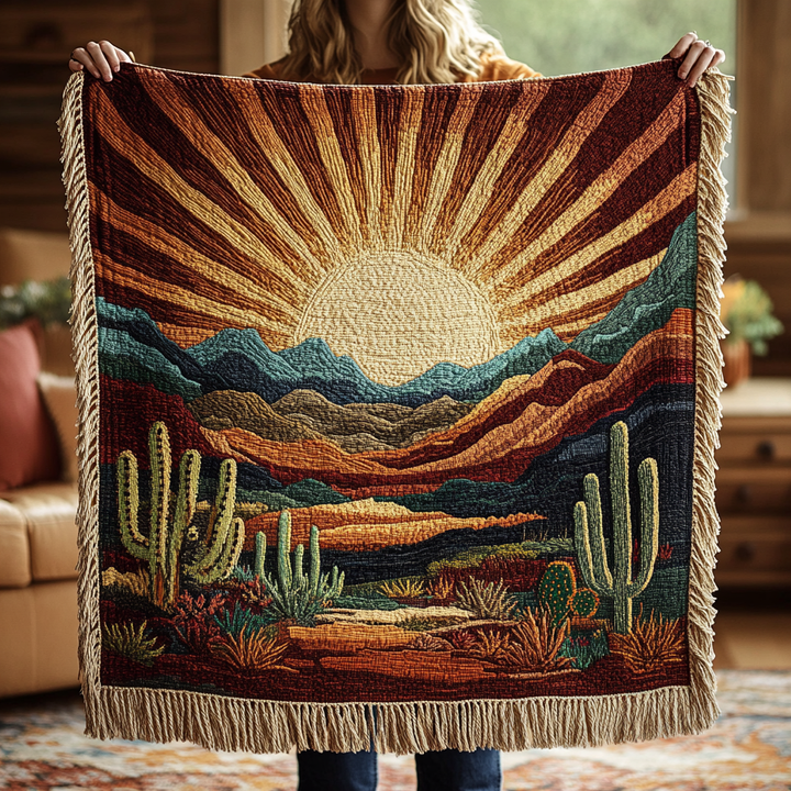 Couverture tissée – Cactus-Confort NCU0VH3425