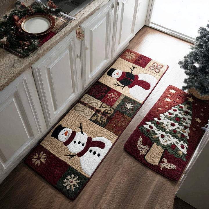 Tapis de cuisine antidérapant – Noël confortable NCU0PT10150