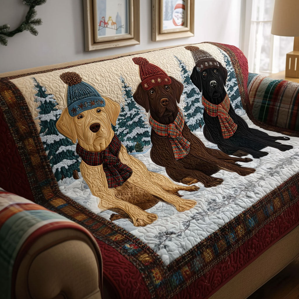 Housse de canapé matelassée – avec Labrador Retriever NCU0VT339