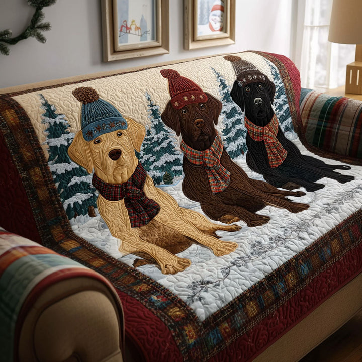 Housse de canapé matelassée – avec Labrador Retriever NCU0VT339
