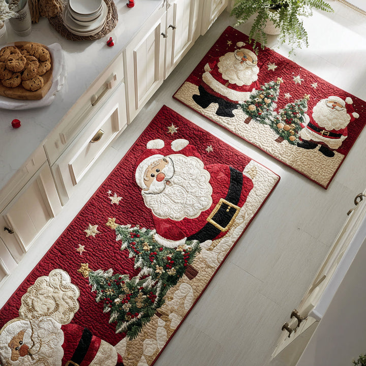 Tapis de cuisine antidérapant – Noël – Père Noël NCU0DV8497
