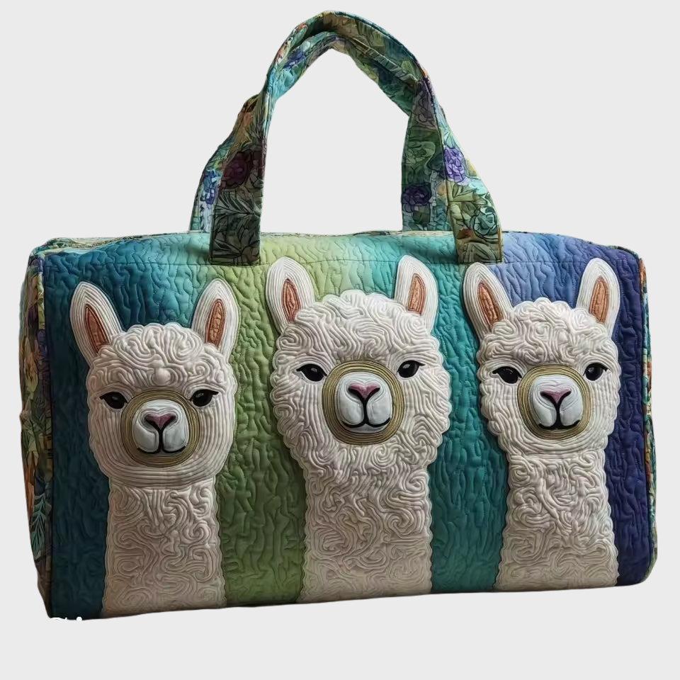 Sac de voyage doux fait main