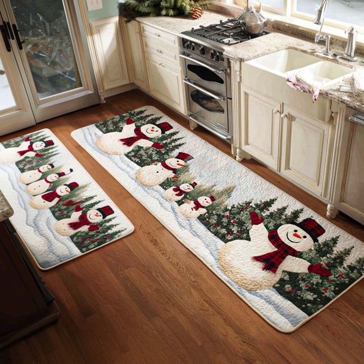 Tapis de cuisine antidérapant – Tapis de cuisine de Noël Joie de Décembre NCU0NT10913