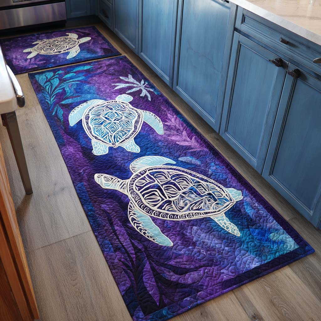 Tapis de cuisine antidérapant – Tapis de cuisine fond marin profond NCU0NT11125