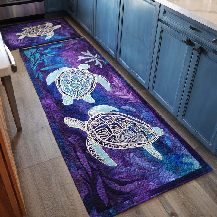 Tapis de cuisine antidérapant – Tapis de cuisine fond marin profond NCU0NT11125