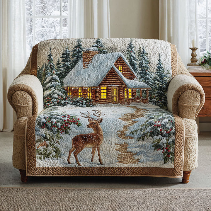 Housse de canapé matelassée – avec cabane d'hiver NCU0VT343