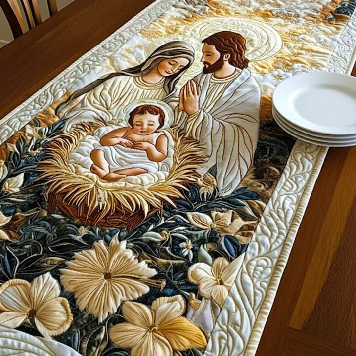 Chemin de table matelassé - Grâce divine