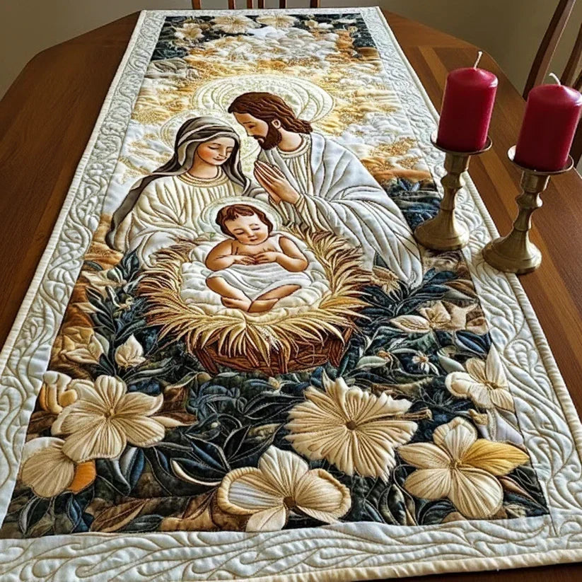 Chemin de table matelassé - Grâce divine