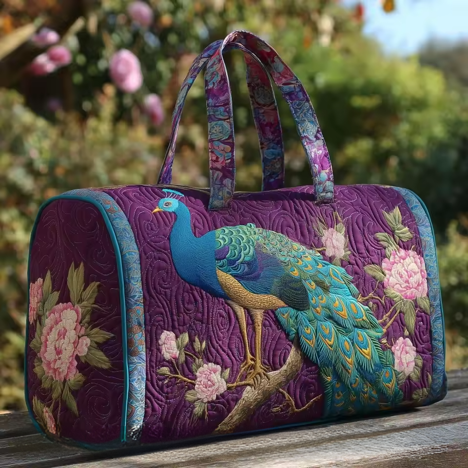 Sac de voyage doux fait main