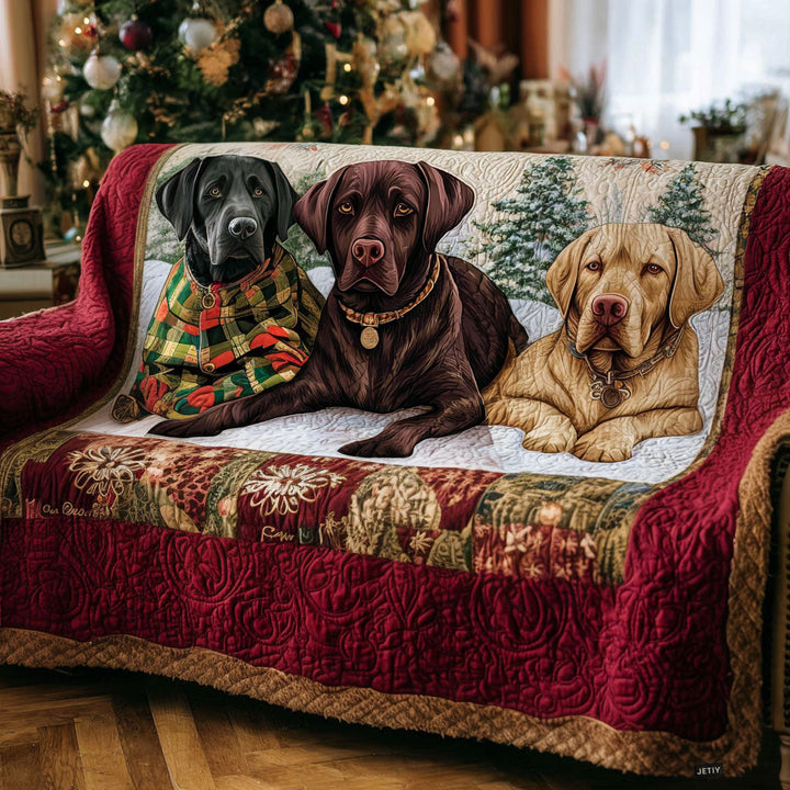 Housse de canapé matelassée – avec Labrador Retriever NCU0VT339