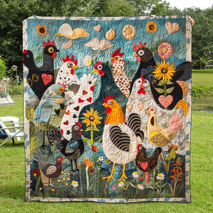 Couverture Matelassée – Jardin Plumage NCU0TH868