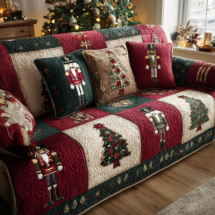 Housse de canapé matelassée – avec motif de Noël NCU0TV1134