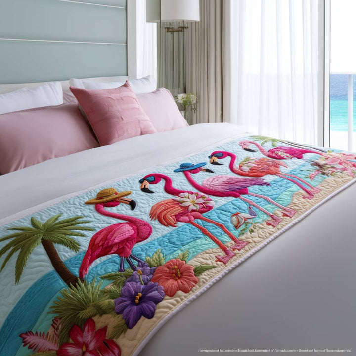 Couverture de lit matelassée – Flamingo Bay NCU0PT8491