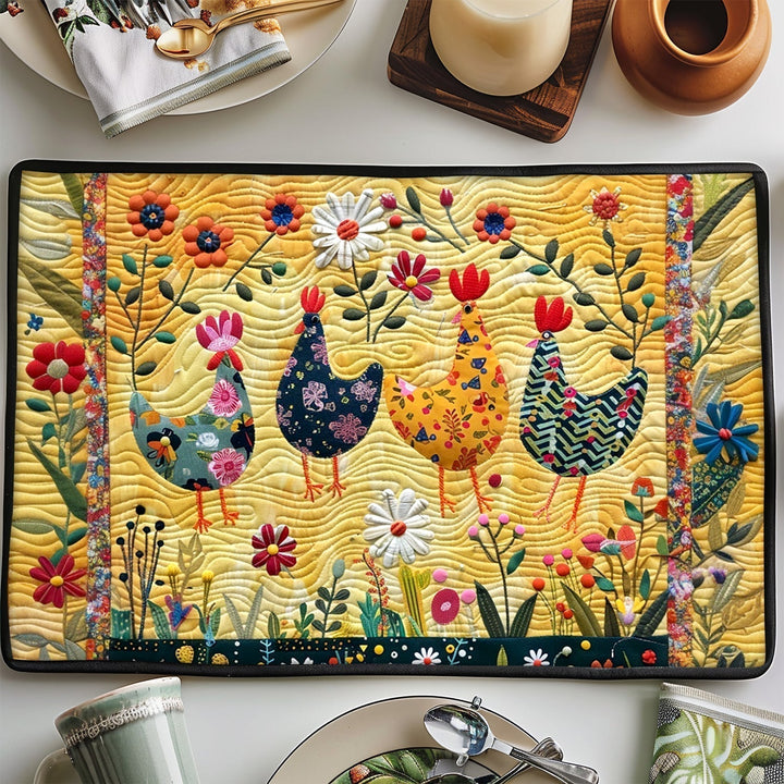 Sets de table matelassés – avec poulet NCU0VT02