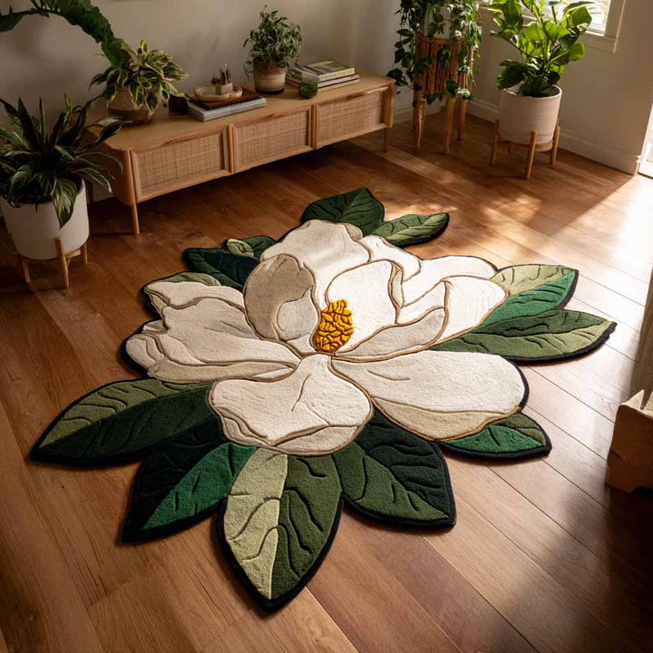 Tapis en forme de fleurs NCU0XD2714