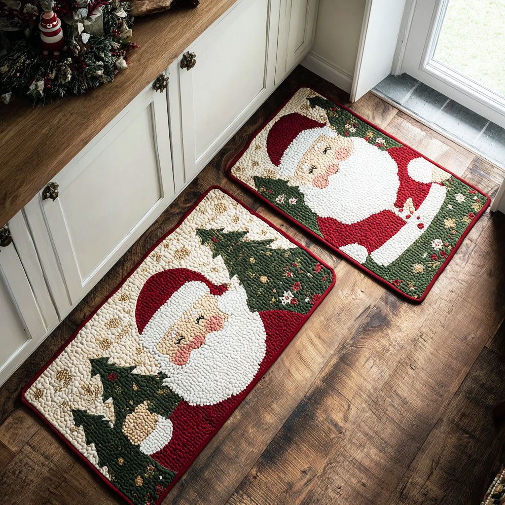 Tapis de cuisine antidérapant – Tapis de cuisine de Noël avec lumière d'hiver NCU0TD1734