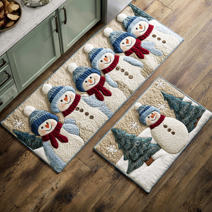 Tapis de cuisine antidérapant – Tapis de cuisine d'hiver avec lumière douce NCU0TD1696