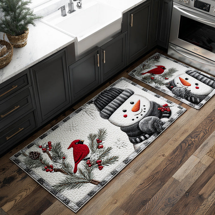 Tapis de cuisine antidérapant – Tapis de cuisine d'hiver pour matin froid NCU0TD1692