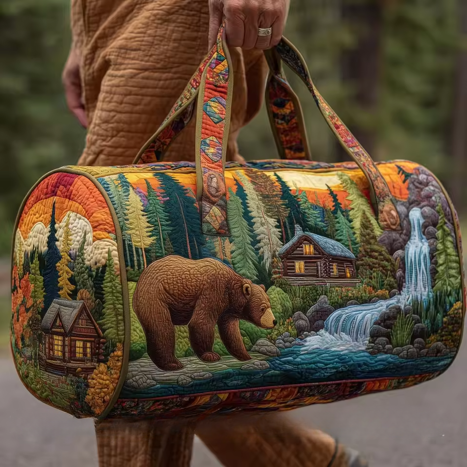 Sac de voyage doux fait à la main