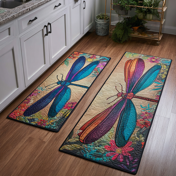 Tapis de cuisine antidérapant – Libellule NCU0DK10931