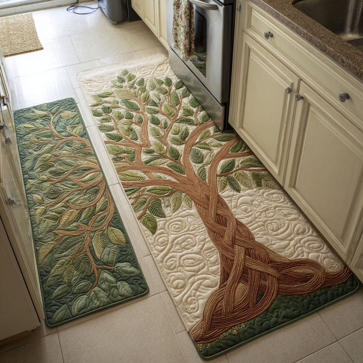 Tapis de cuisine antidérapant – arbre doré NCU0DK11678