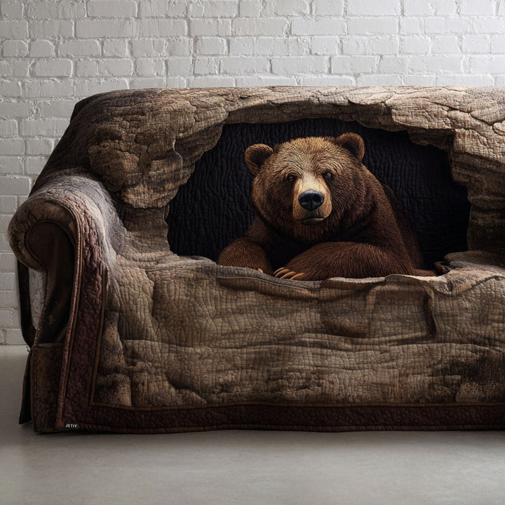 Housse de canapé matelassée – avec ours Grizzly NCU0PT9723