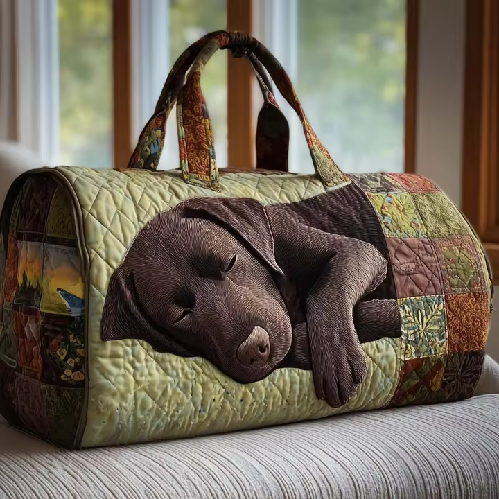 Sac de voyage doux fait main