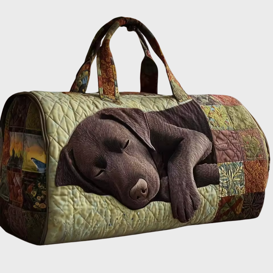 Sac de voyage doux fait main