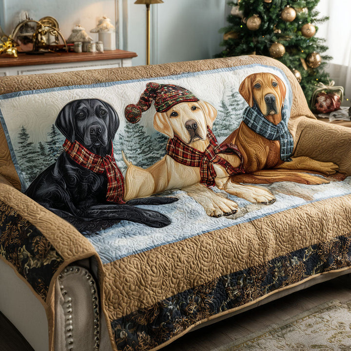 Housse de canapé matelassée – avec Labrador Retriever NCU0VT339