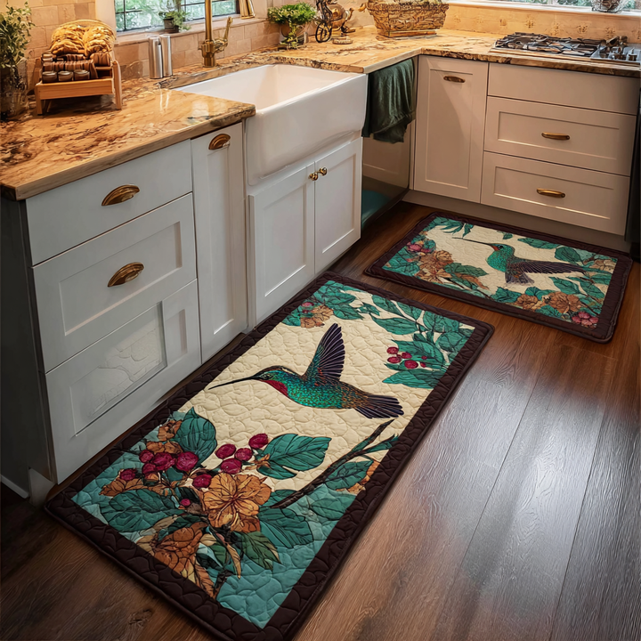 Tapis de cuisine antidérapant – colibri délicat NCU0DK10908