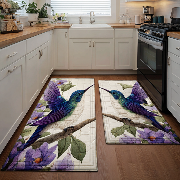 Tapis de cuisine antidérapant – délicat colibri NCU0DK10911