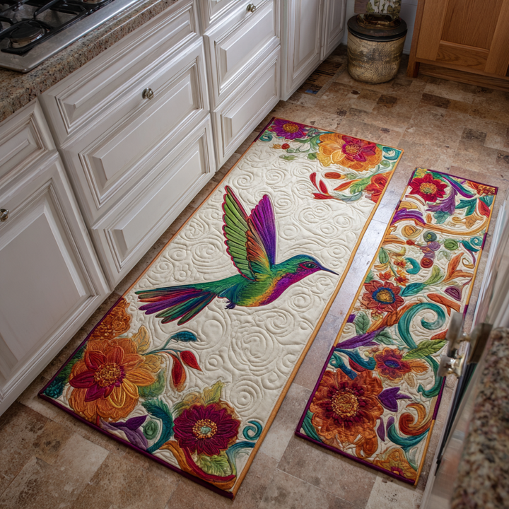 Tapis de cuisine antidérapant – délicat colibri NCU0DK11062