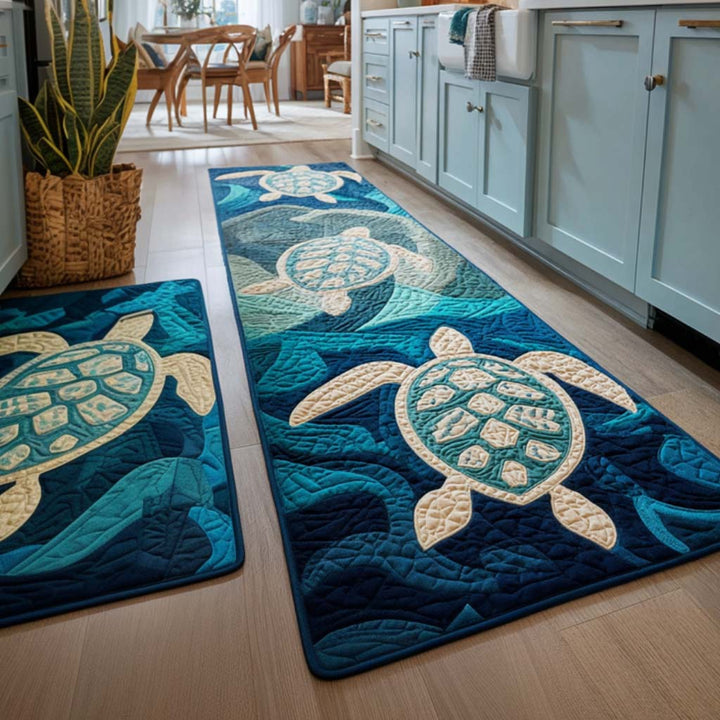 Tapis de cuisine antidérapant – atmosphère tropicale NCU0NT11127