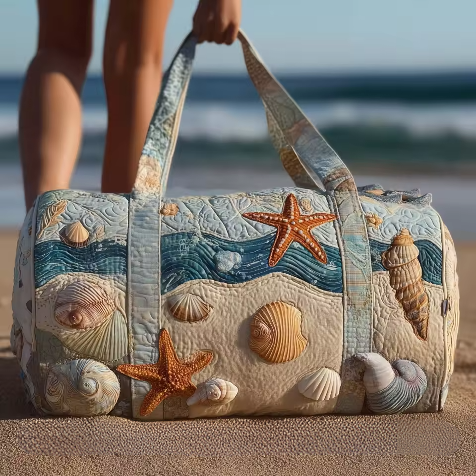 Sac de voyage doux fait main