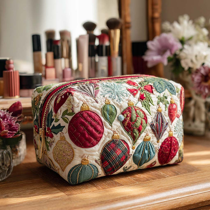Trousse de maquillage matelassée avec des détails joyeux NCU0PT9504
