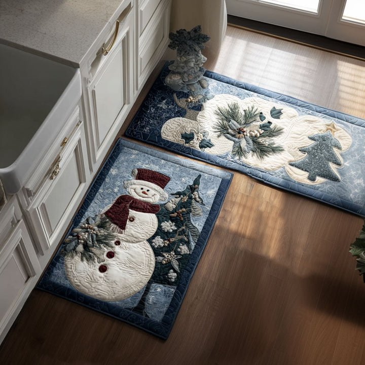 Tapis de cuisine antidérapant – Joyeux pour l'hiver NCU0PT10155