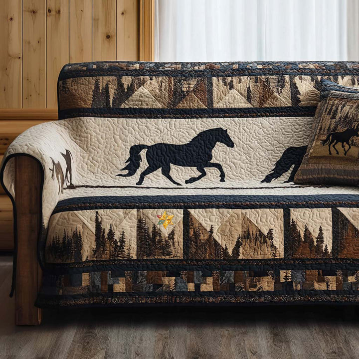 Housse de canapé matelassée – style Western NCU0NT10831