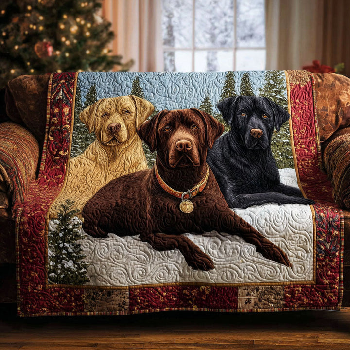 Housse de canapé matelassée – avec Labrador Retriever NCU0VT339