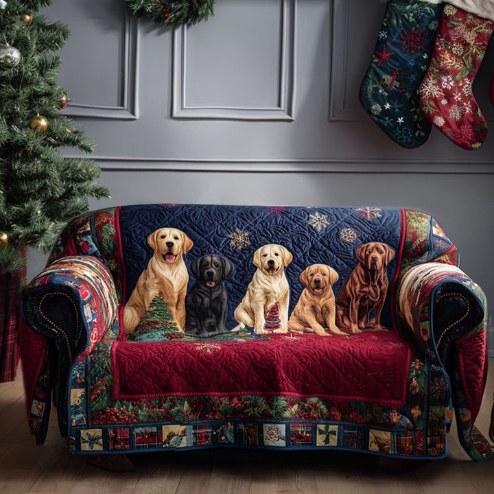 Housse de canapé matelassée – avec Labrador Retriever NCU0VT339