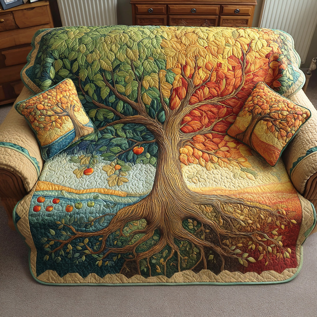 Housse de canapé matelassée – avec Arbre de Vie NCU0VT370