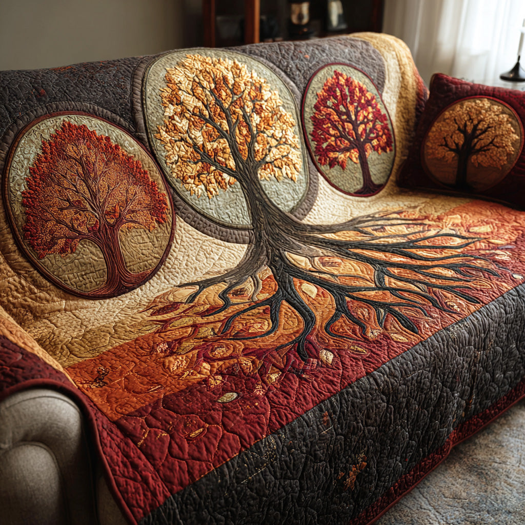 Housse de canapé matelassée – avec Arbre de Vie NCU0VT370