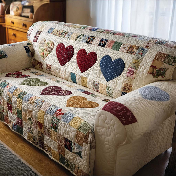 Housse de canapé matelassée – avec motif décoratif NCU0NT11528