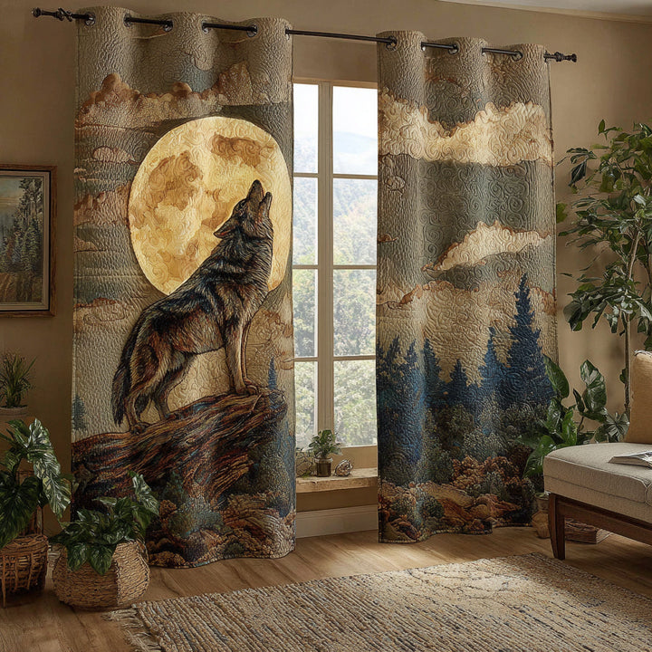 Rideaux matelassés – Store plissé Luna Wolf Majestät NCU0HH1592