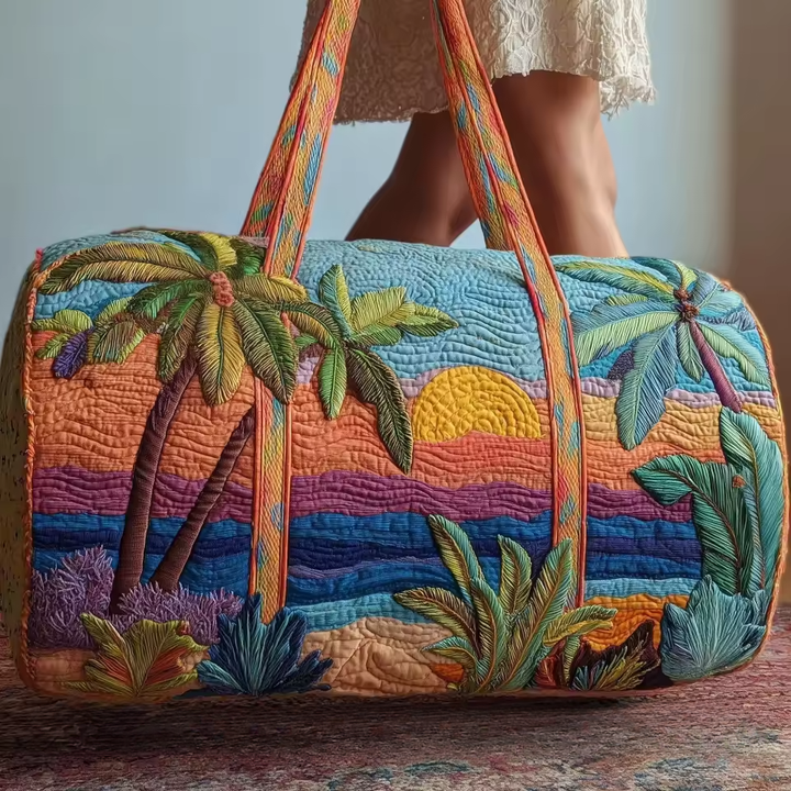 Sac de voyage doux fait à la main