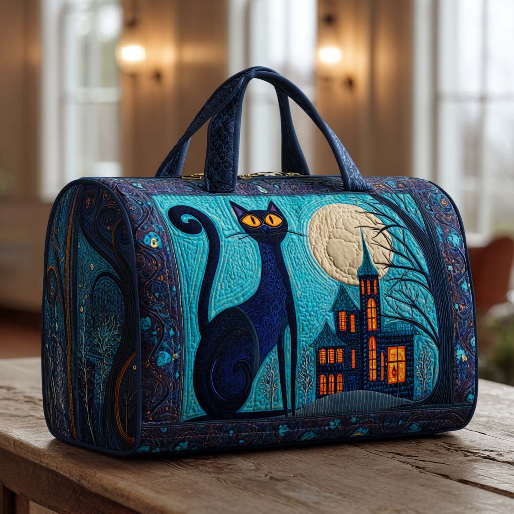 Sac de voyage matelassé – Chats de nuit